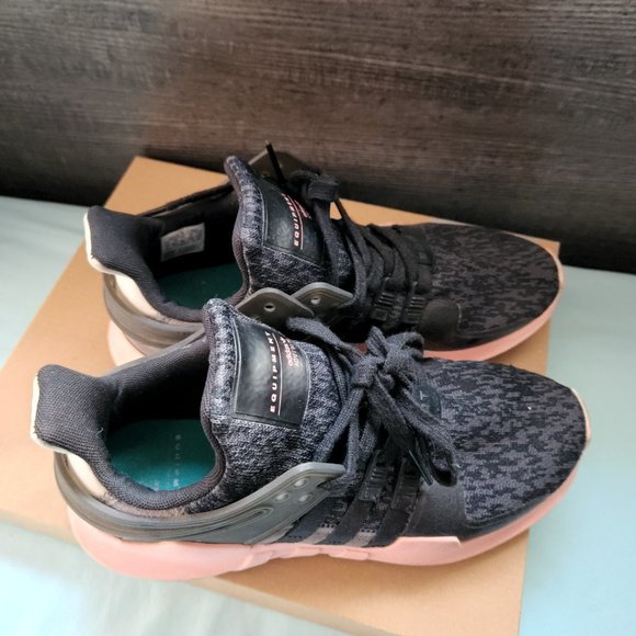 adidas eqt adv support - black pink - size 7 - Picture 3 of 9